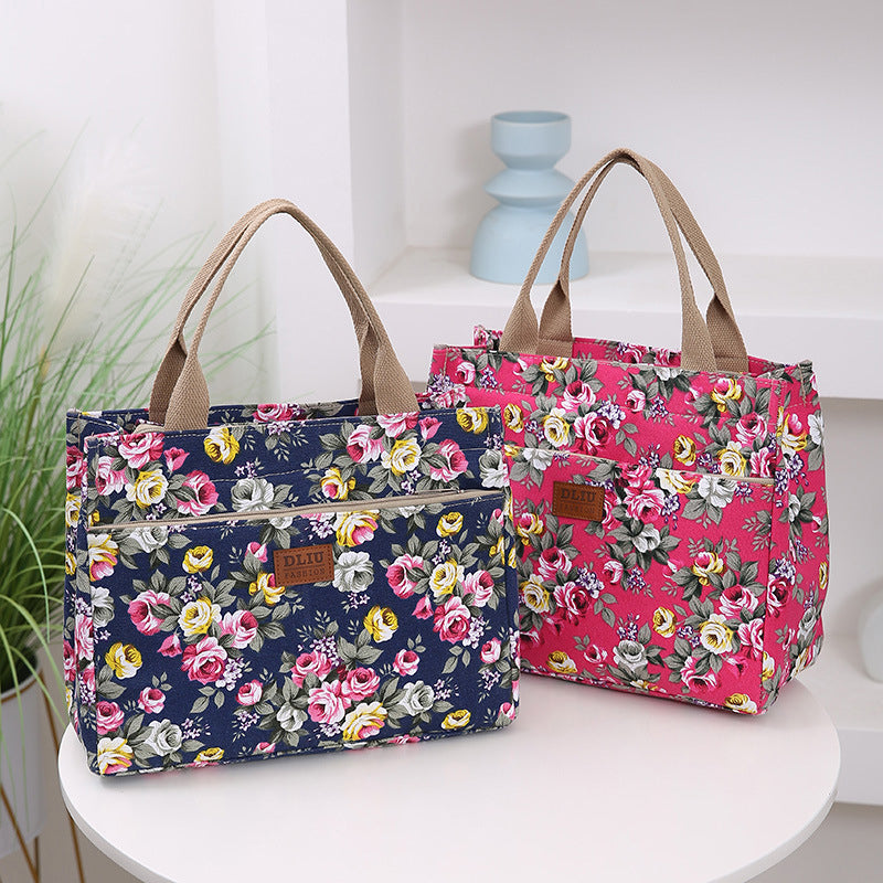 Kura | Bolso Vintage con Estampado Floral