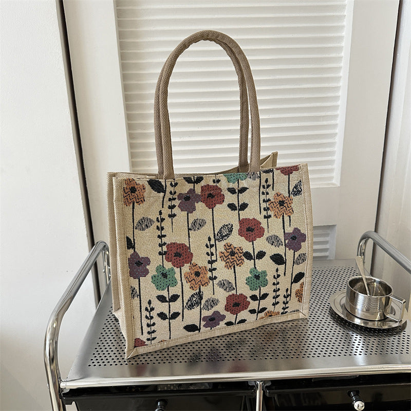 Gura | Bolso Vintage con Motivo Floral