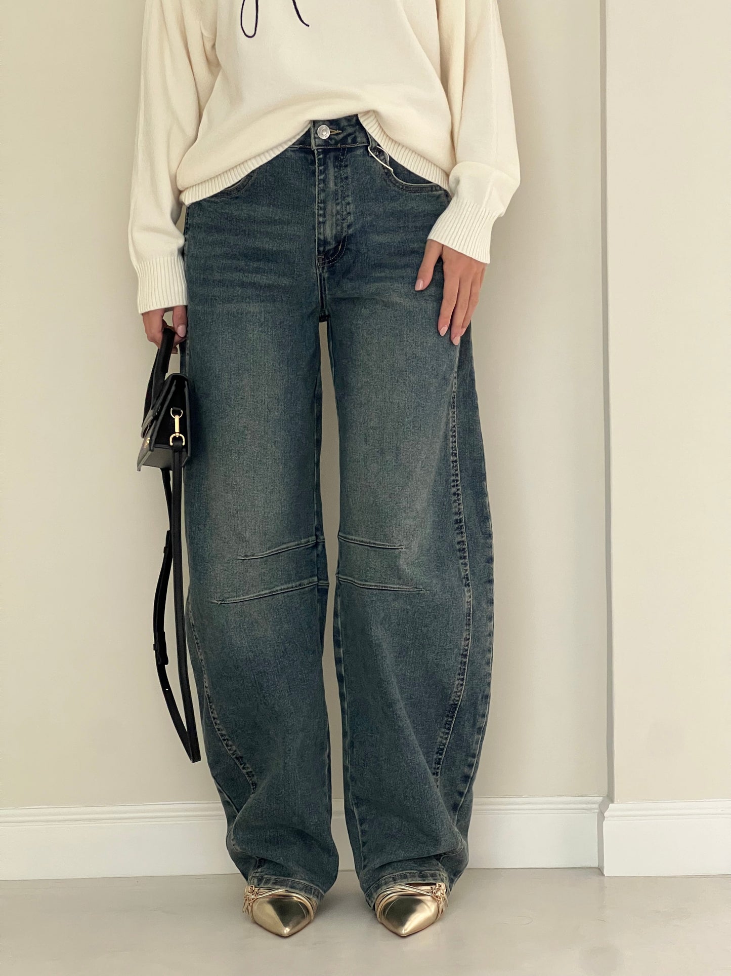 Jeans Noir Atelier Barrel