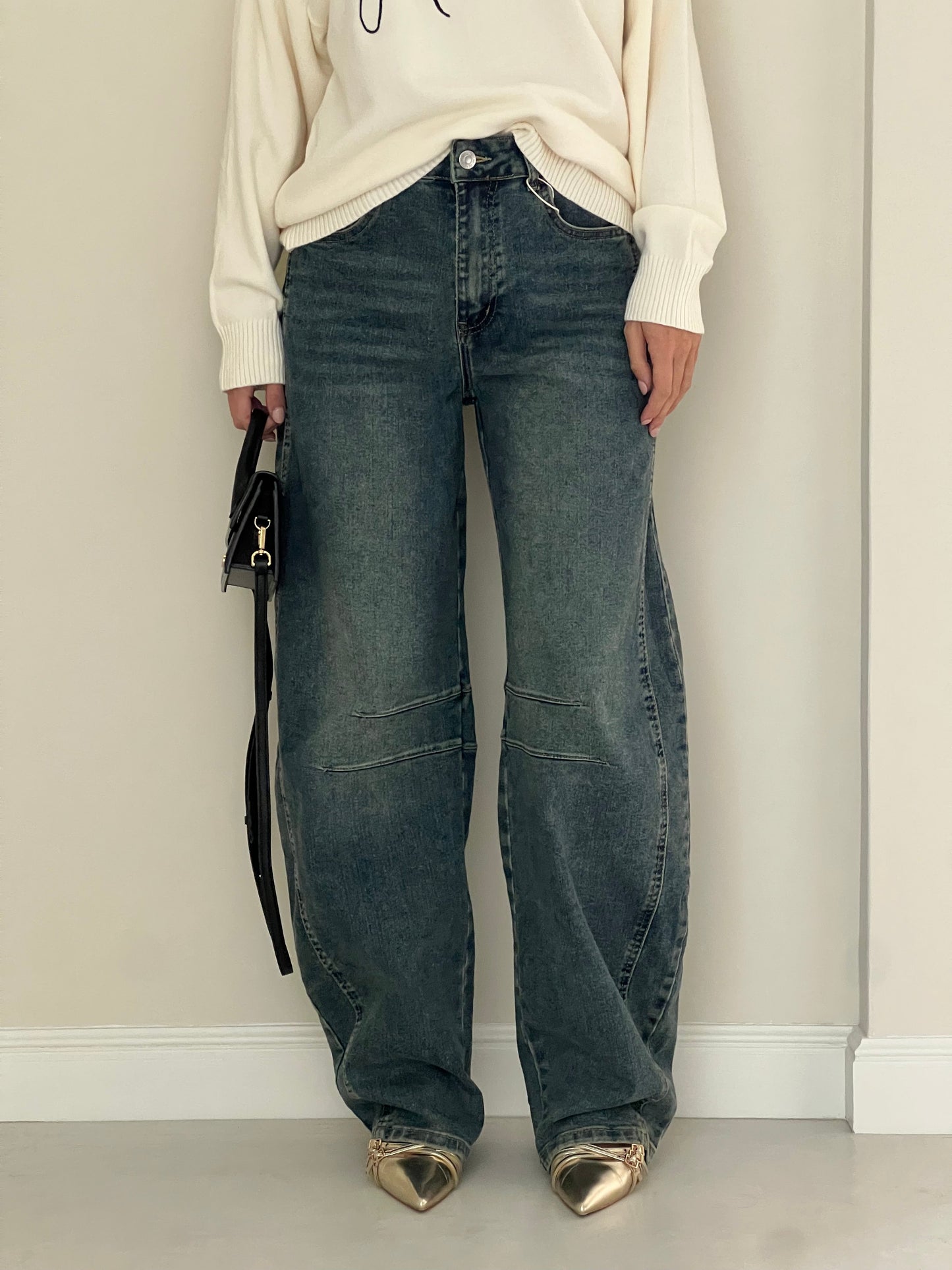 Jeans Noir Atelier Barrel