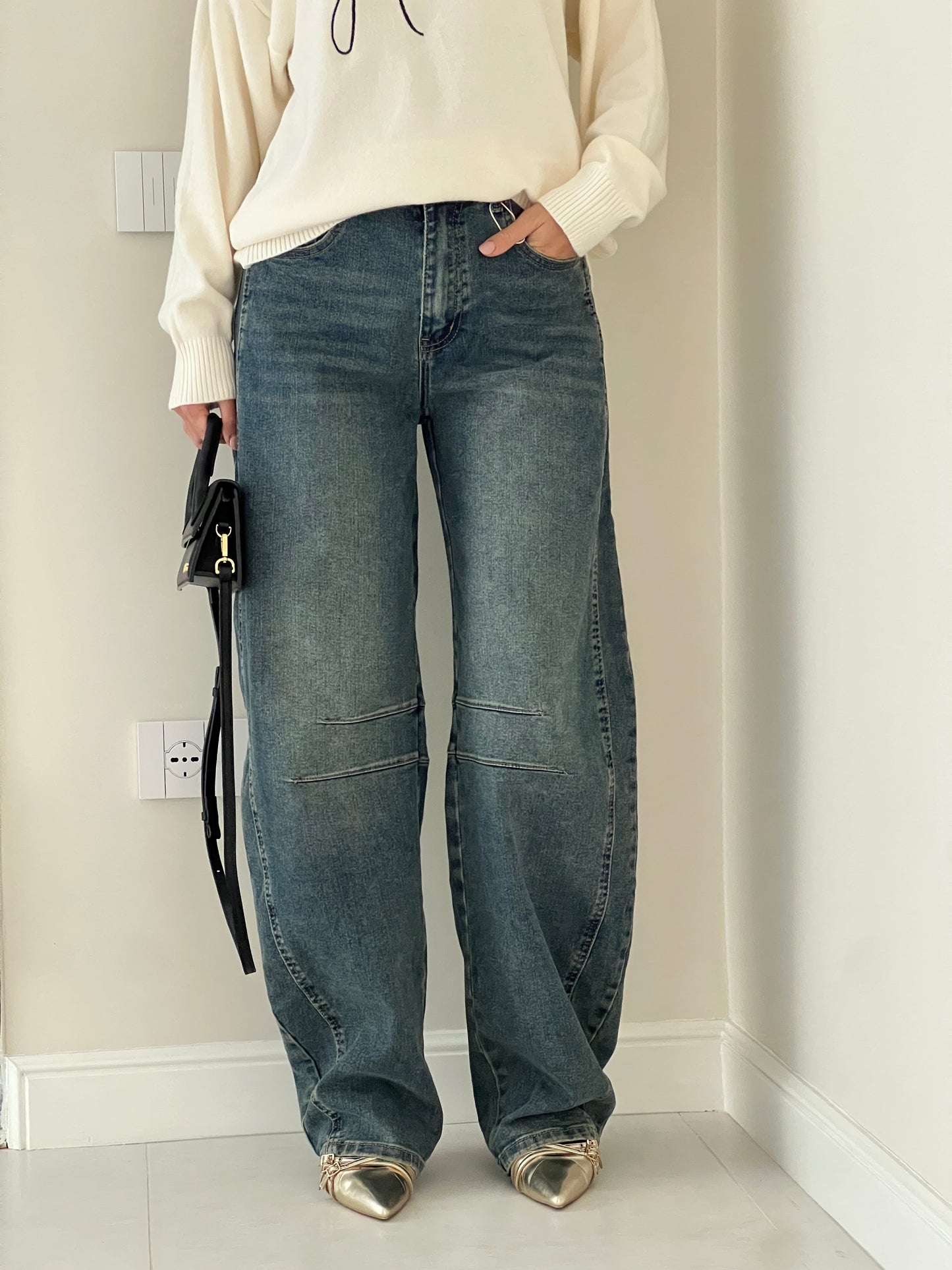 Jeans Noir Atelier Barrel