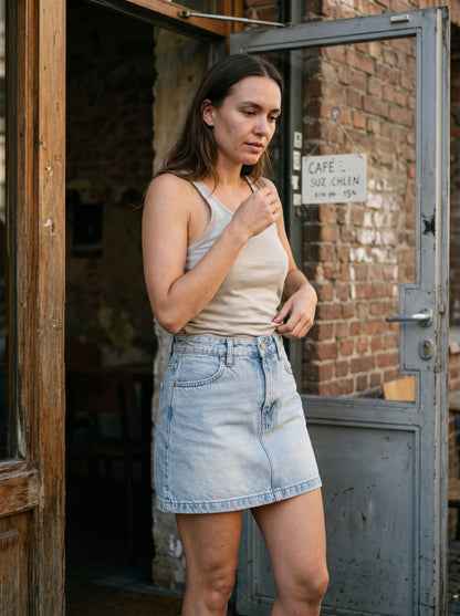 Falda Mini Denim