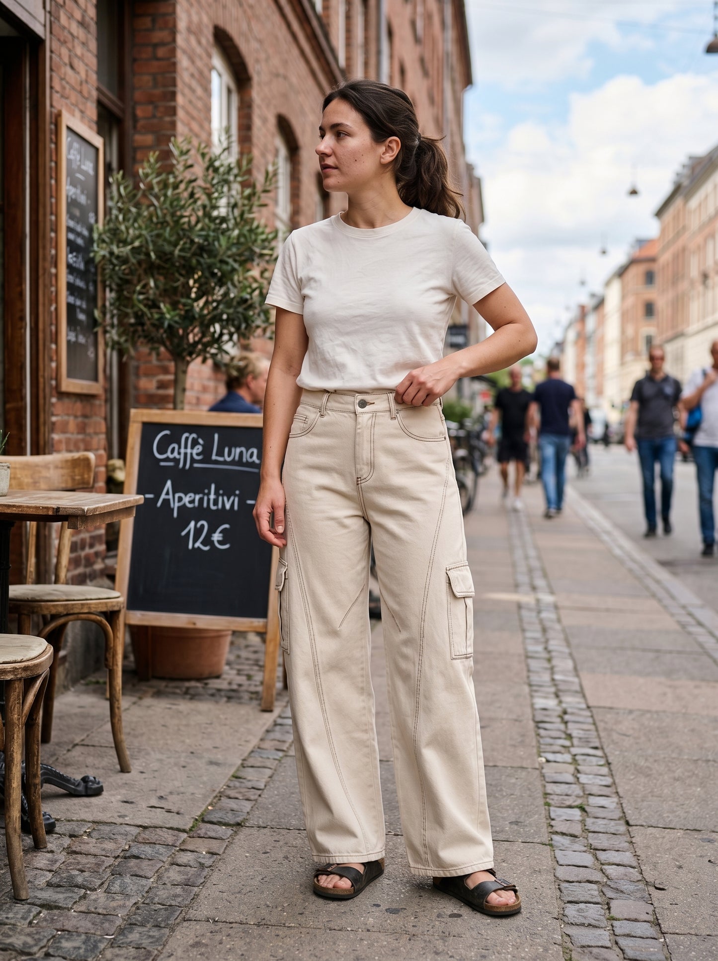 Jeans Balloon White