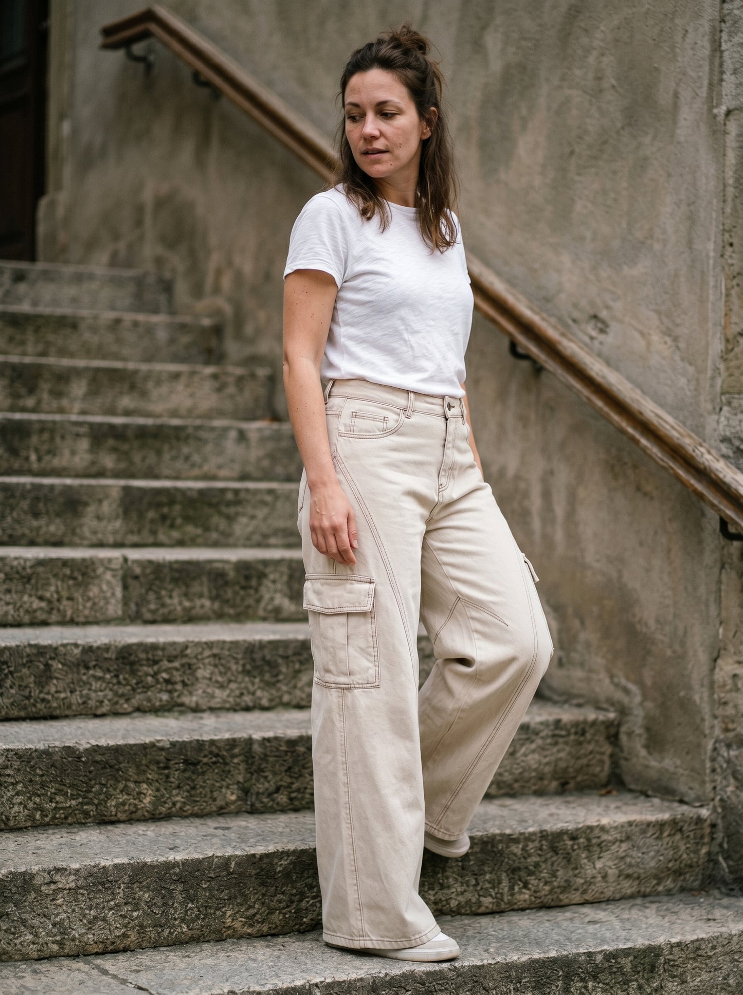 Jeans Balloon White