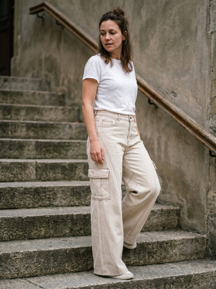 Jeans Balloon White