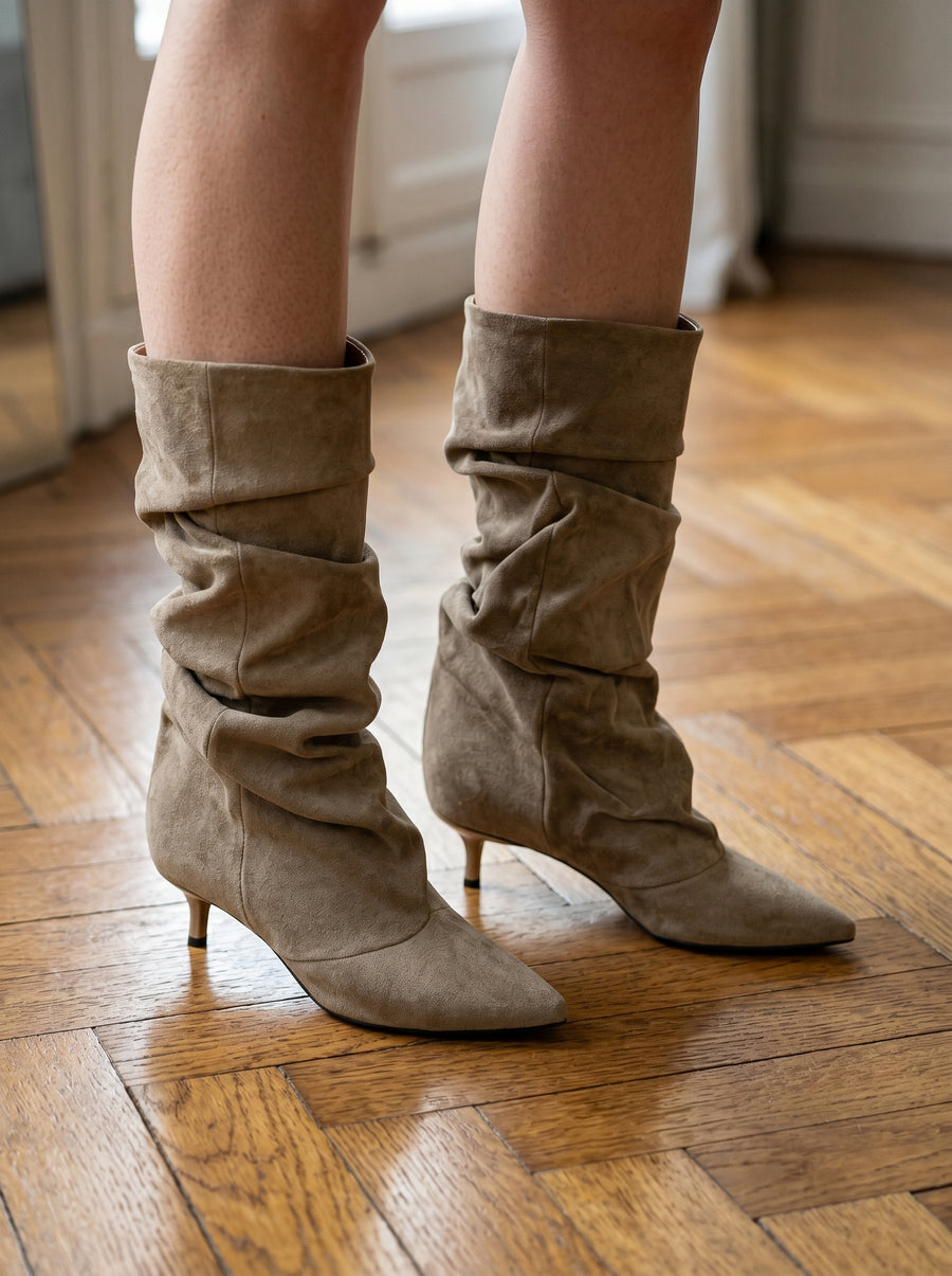 Botas Drape Luxe
