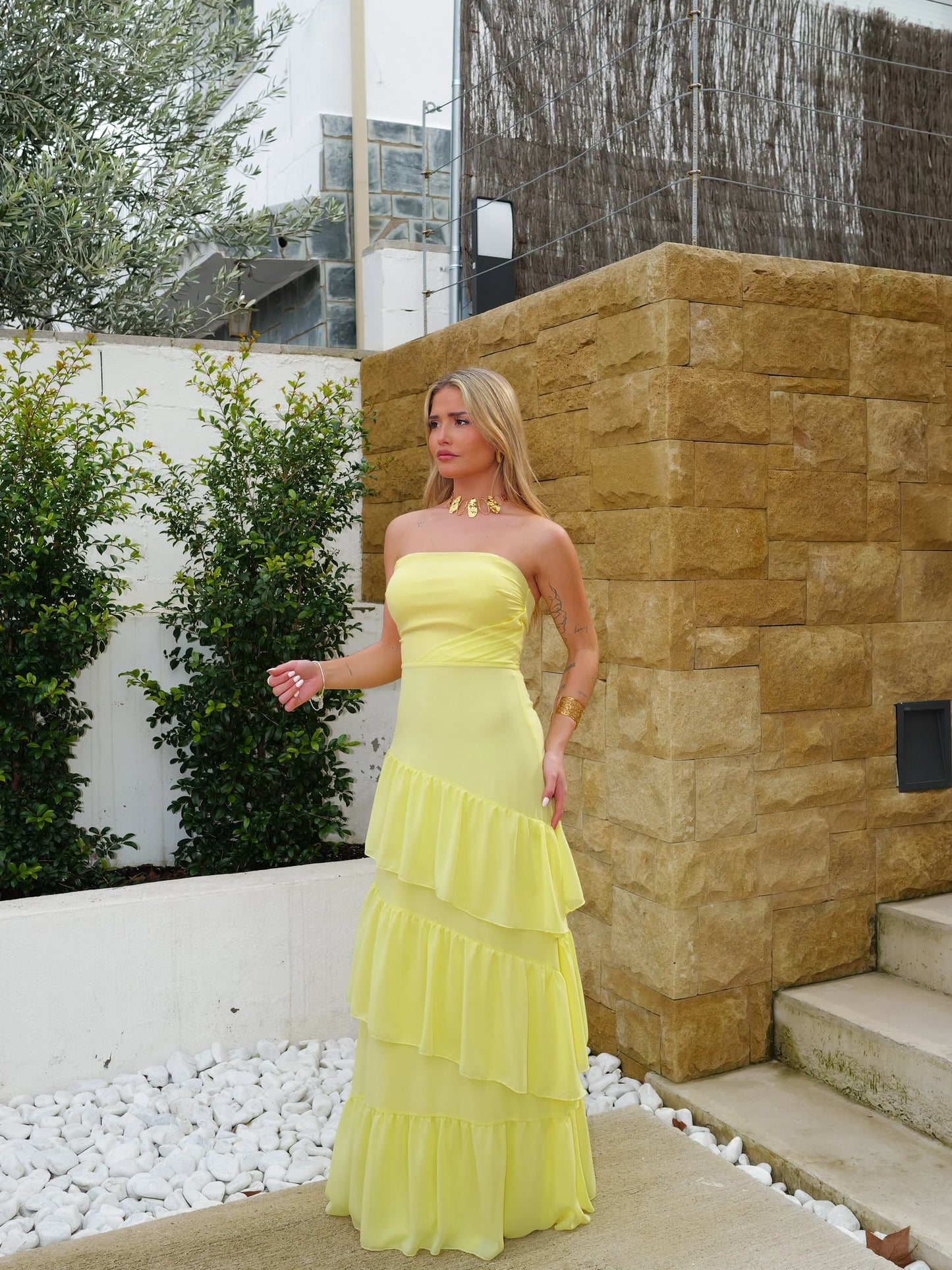 Vestido Bella Gialla