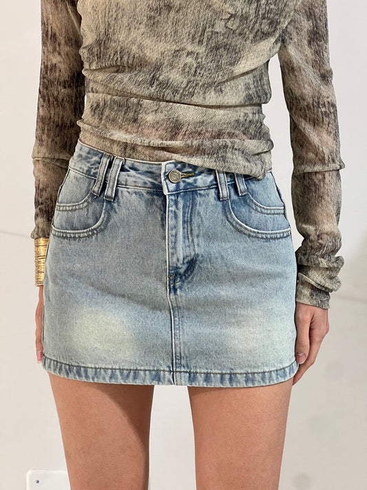 Falda Mini Denim