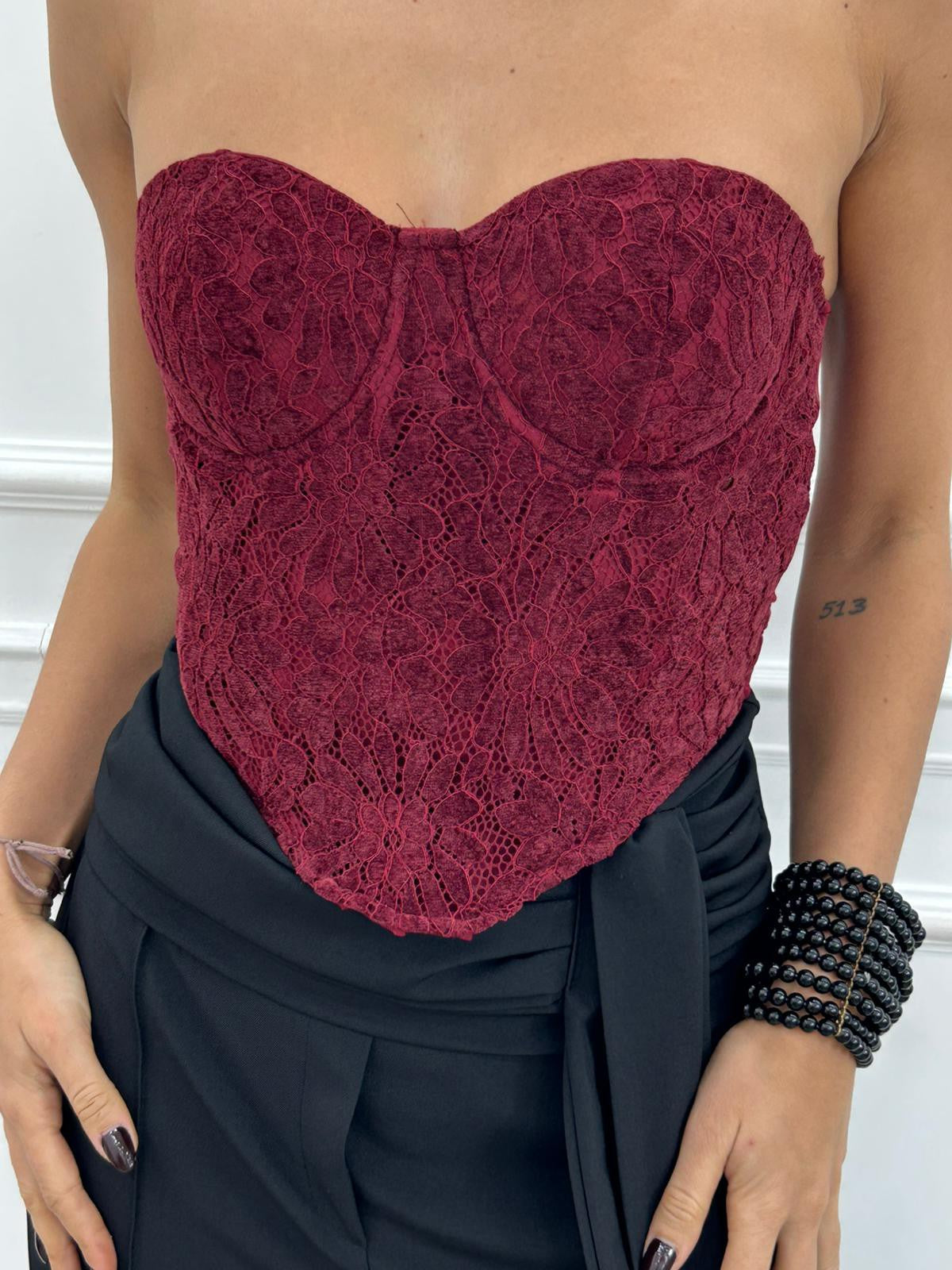 Corset Belle Noire Lace